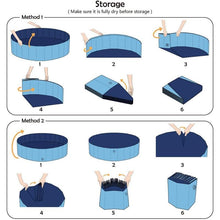 Load image into Gallery viewer, Dog Pool Foldable Dog Swimming Pool Pet Bath Swimming Tub Bathtub Pet Swimming Pool Collapsible Bathing Pool for Dogs Cats Kids Dog Swimming Pool For Large &amp; Small Dogs
