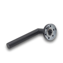 Load image into Gallery viewer, Door Handle  Brushed Stainless Steel Tube Hollow Spray Paint Frosted Black Round Cover Split Right Angle Door Handle Stainless Steel Tube Hollow Spray Paint Frosted Black Round Cover Split Right Angle Door Handle
