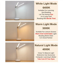 Load image into Gallery viewer, Double Lamp Cap Led Foldable Reading Lamp For Children's Mobile Phone Bracket Desk Study Light Free Shipping Bedroom Table Lamps Decorative Table Lamp Cute Study Lamps for Bedroom Décor
