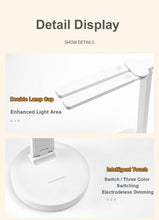 Load image into Gallery viewer, Double Lamp Cap Led Foldable Reading Lamp For Children's Mobile Phone Bracket Desk Study Light Free Shipping Bedroom Table Lamps Decorative Table Lamp Cute Study Lamps for Bedroom Décor
