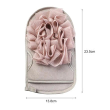 Load image into Gallery viewer, Double Sided 1PC Portable Scrub Bath Sponge For Shower Scrubber Body Cleaning Brush Elegant Gloves Shower Massage Towel Ball Bath Accessories
