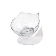 Load image into Gallery viewer, Double Transparent Non-slip Food Bowl With Protection For Cats Modern Kitten Food Bowl Pet Accessories
