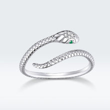 Load image into Gallery viewer, 925 Sterling Silver CZ Plated Platinum Ring - Slim and Elegant Style
