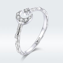 Load image into Gallery viewer, 925 Sterling Silver Custom Ring with Pavé Setting CZ
