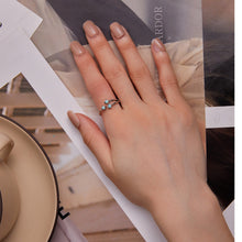 Load image into Gallery viewer, 925 Sterling Silver Translucent Opal Ring for Women
