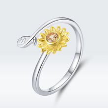 Load image into Gallery viewer, 925 Sterling Silver Ring with Pavé Setting CZ for Women
