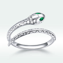 Load image into Gallery viewer, 925 Sterling Silver Oxidized Pavé Setting CZ Slim Ring for Women
