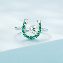 Load image into Gallery viewer, 925 Sterling Silver Plated Platinum CZ Ring for Women

