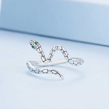 Load image into Gallery viewer, 925 Sterling Silver Pavé Setting CZ Oxidized Silver Ring for Women
