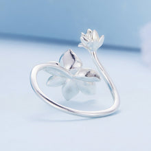 Load image into Gallery viewer, 925 Sterling Silver Enamel Flower Ring
