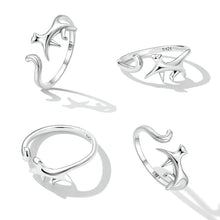 Load image into Gallery viewer, 925 Sterling Silver Oxidized Ring for Women
