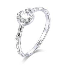 Load image into Gallery viewer, 925 Sterling Silver Custom Ring with Pavé Setting CZ
