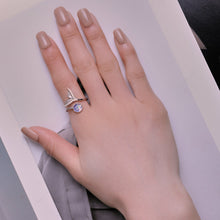 Load image into Gallery viewer, S925 Sterling Silver Pavé Setting CZ Ring for Women
