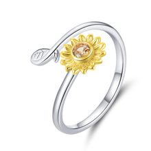 Load image into Gallery viewer, 925 Sterling Silver Ring with Pavé Setting CZ for Women

