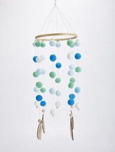 Load image into Gallery viewer, Dream Catcher Decoration Home Wind Chime Bed Bell Children's Girls Room Decor  Newborn Baby Bed Bell Dream Catcher String Pendant Kids Room Decoration Wooden Wind Chime Bed Bell Nursery Crib Bed Bell Baby Bedroom Ceiling Woven Beads Wind Chime
