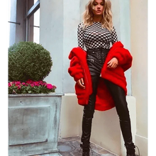 Load image into Gallery viewer, Durable Autumn Winter Faux Fur Coat For Women Casual Warm Soft Zipper Fur Jacket Plush Overcoat Pocket Plus Size Teddy Coat For Female

