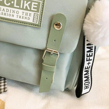 Load image into Gallery viewer, Durable Backpacks for School Teenagers Girls Designer Patchwork Bagpack With Cute Ring Bag For Travel, Laptop, Backpack Women Notebook
