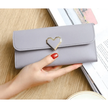 Load image into Gallery viewer, Durable Purses Luxury Love Heart Wallets For Ladies And Girls Smart Money Pocket, Card Holder Female Wallets And Phone Clutch Bag
