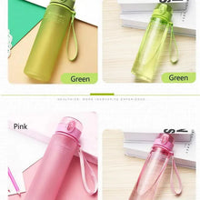 Load image into Gallery viewer, Durable Sports Cup Couple Water Cup Plastic Portable Drink Bottle Tarvel Outdoor Rope Water Bottle Juice Milk Cup Kitchen Water Cup
