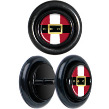 Load image into Gallery viewer, Christmas Santa Suit Cheater Black Plug Set
