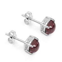 Load image into Gallery viewer, 2.60 Carat Genuine Pink Topaz .925 Sterling Silver Earrings
