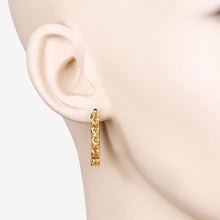Load image into Gallery viewer, 3.20 Carat Genuine Citrine .925 Sterling Silver Earrings
