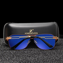 Load image into Gallery viewer, Luxury NEW Model Business  Men Square Polarized Sunglasses Male Eyewear Aviation Alloy Frame With UV400 Protection and High Quality Metal Frame
