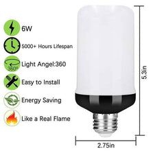 Load image into Gallery viewer, E27 LED Flame Effect Light Bulb
