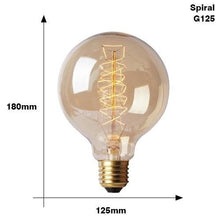 Load image into Gallery viewer, E27 Retro Edison Bulb AC 220V 110V 40W Dimmable Vintage Edison Light bulb ST64 G80 G95 T225 T300 Incandescent Lamp Edison Lamp Bravelight Antique Vintage Light Bulbs, T64 40W 2700K Warm Dimmable, Squirrel Cage Filament Edison Light Bulb for Table Lamp
