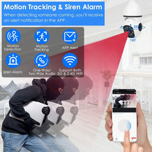 Load image into Gallery viewer, E27 WiFi Bulb Camera 1080P FHD WiFi IP Pan Tilt Security Surveillance  Camera with Two-Way Audio Full Color Night Vision
