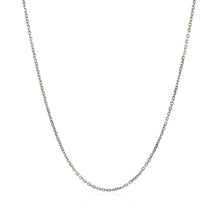 Load image into Gallery viewer, 18k White Gold Cable Chain 1.1mm
