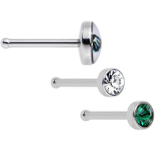 Load image into Gallery viewer, 20G Licensed NFL Philadelphia Eagles Logo Nose Bone 3 Pack Set
