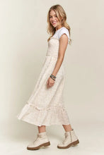 Load image into Gallery viewer, New Summer Smocked Floral Ruffled Hem Cami Dress – Feminine, Charming, Playful, Perfect for Warm Weather and Casual Outings
