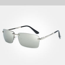 Load image into Gallery viewer, Luxury Classic Retro Rimless Sunglasses Men Polarized Gold Men's Shades Sun Glasses Luxury brands Night Driving Glasses Oculos de sol
