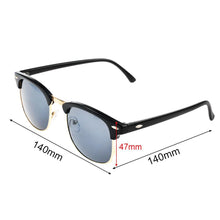 Load image into Gallery viewer, Polarized Semi-Rimless Unisex Man and Woman  Classic Vintage Retro Sunglasses With U400 Protection Oculos De Sol Gafas
