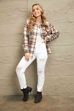 Load image into Gallery viewer, Classic Plaid Button Front Shirt Jacket with Breast Pockets Casual &amp; Minimalist Outerwear
