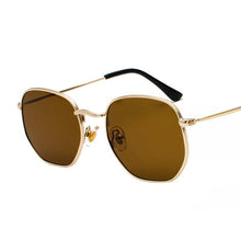 Load image into Gallery viewer, Unisex Woman and Man  Vintage Retro and Modern  Sunglasses Square Metal Frame Sunglasses Pilot Mirror Classic  With UV400 Protection
