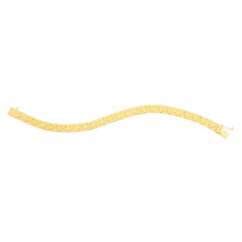 Load image into Gallery viewer, 14k Yellow Gold 7 inch Clover Bracelet (6.50 mm)
