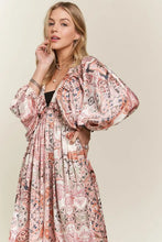 Load image into Gallery viewer, Printed V-Neck Batwing Sleeve Summer Dress For Women – Vibrant Print, Chic &amp; Relaxed, Flattering, Effortlessly Stylish

