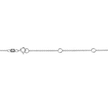Load image into Gallery viewer, 10K White Gold 1/2 Carat Round Brilliant-Cut Diamond Modern Bezel-Set Solitaire 16"-18" Pendant Necklace (H-I Color, SI2-I1 Clarity)
