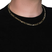 Load image into Gallery viewer, 10K Yellow Gold Solid Figaro Chain (5.30 mm)
