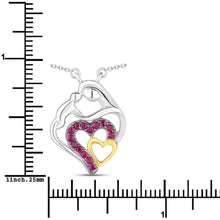 Load image into Gallery viewer, 0.28 Carat Genuine Ruby .925 Sterling Silver Pendant

