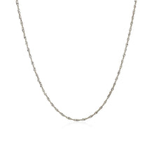 Load image into Gallery viewer, 10k White Gold Singapore Chain 1.0mm
