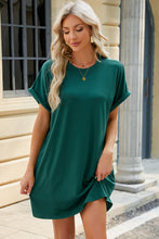 Load image into Gallery viewer, Short Sleeve Mini Dress with Pockets Casual &amp; Stylish Everyday Wear
