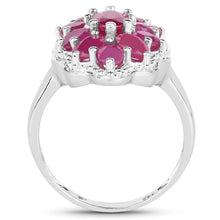 Load image into Gallery viewer, 3.05 Carat Glass Filled Ruby .925 Sterling Silver Ring
