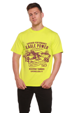 Load image into Gallery viewer, Eagle Power Men's Bamboo Viscose/Organic Cotton Short Sleeve Graphic T-Shirt
