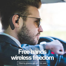 Load image into Gallery viewer, Ear Hook Bluetooth Wireless Headphone Single Ear Hook Business Headphones Wireless Bluetooth Noise Isolating Earbuds With Microphone Clear Calls Handsfree Sports Earbud Comfortable Painless Wearing Ergonomic Design
