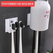 Load image into Gallery viewer, Easy Home Toothpaste Dispenser Squeezer Pasta Toothbrush Holder Wall Mounted Bathroom  Products  Accessories
