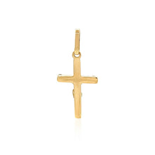 Load image into Gallery viewer, 14k Two Tone Gold Crucifix Motif Pendant
