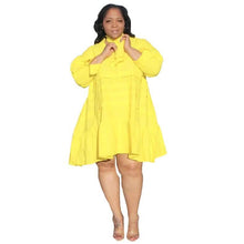 Load image into Gallery viewer, Echoine Women's Oversized Loose Ladies Midi Dress
